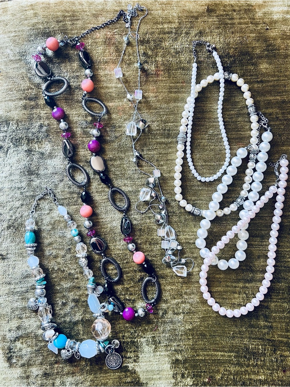 Premier Designs Necklace Bundle Boho Western Pearls